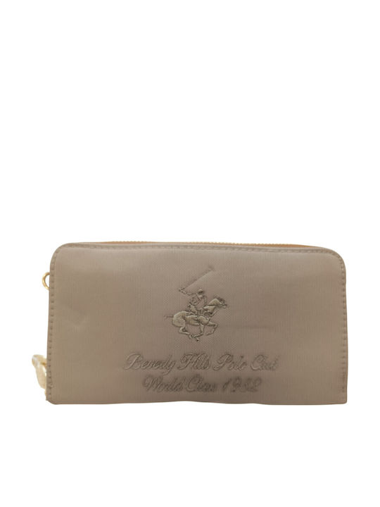 Beverly Hills Polo Club Γυναικείο Πορτοφόλι Μπεζ