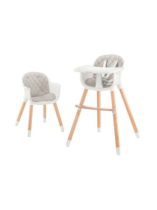 Kinderkraft Sienna Baby Hochstuhl 2 in 1 Grau
