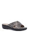 Women's Synthetic Leather Platform Wedge Sandals Silver