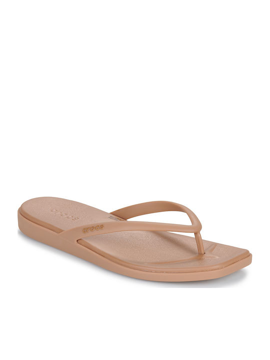 Crocs Miami Women's Flip Flops Beige