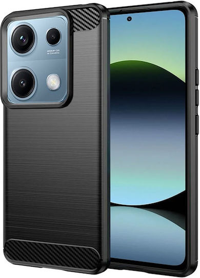Techsuit Carbon Bumper Силикон / Пластмаса Черен (Redmi Note 14S)
