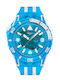 Swatch Swatch Women's Watch with Blue Rubber Strap