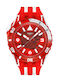 Swatch Swatch Women's Watch with Red Rubber Strap