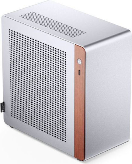 Jonsbo N10 Mini Tower Κουτί Υπολογιστή Ασημί