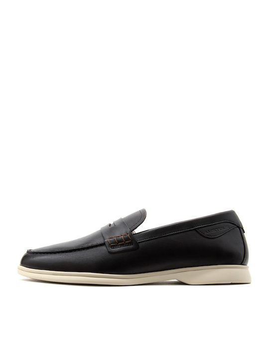 Δερμάτινα Ανδρικά Loafers σε Καφέ Χρώμα