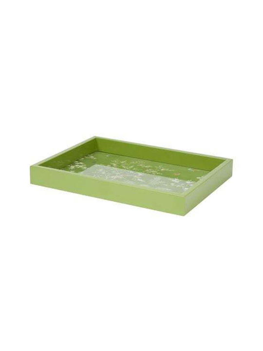 Addison Ross Поднос за сервиране в Зелен Цвят 28x20x3см 1бр