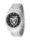 Invicta Men's Watch 42mm Battery with Silver Metal Bracelet