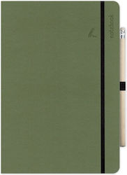 adBook Spiral A5 Green Notebook