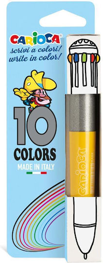 Carioca Vintage 10 Pen Ballpoint 1mm (Μiscellaneous Colours)