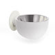 Animal Stainless Steel Bowl Food for Dog & Cat in White Color