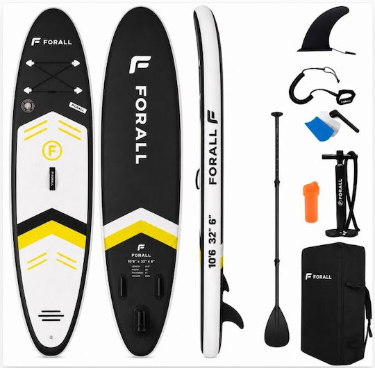 Homeone Inflatable SUP Board with Length 3.2m Black