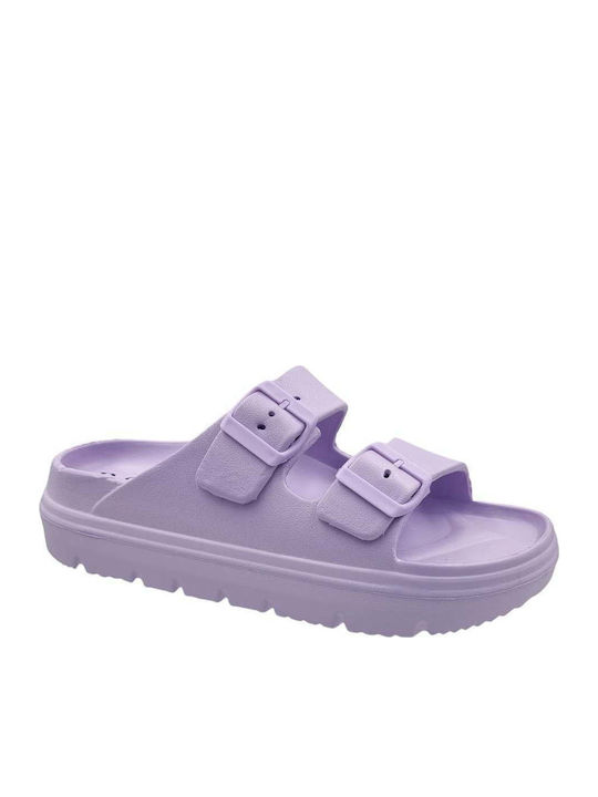 B-Soft Women's Flip Flops Style in Purple Color