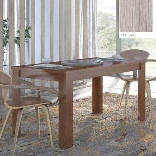 Νο 1 Table Dining Room Extendable Wooden Ashtray 150(+30)x90x78cm