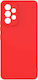 Weiche Silikonhülle Rückseite Oneplus 8t Farbe Rot