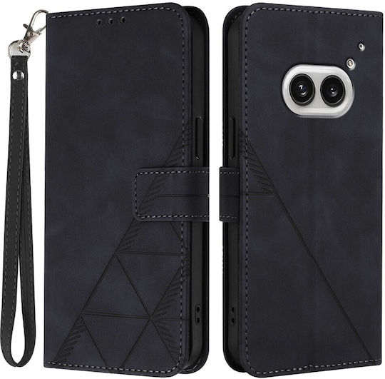 Τriangle Brieftasche Schwarz (Nothing Phone 2a / 2a Plus)