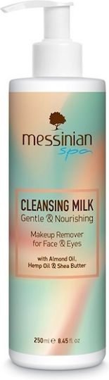 Messinian Spa Gentle & Nourishing Γαλάκτωμα Καθαρισμού Προσώπου & Ματιών 250ml