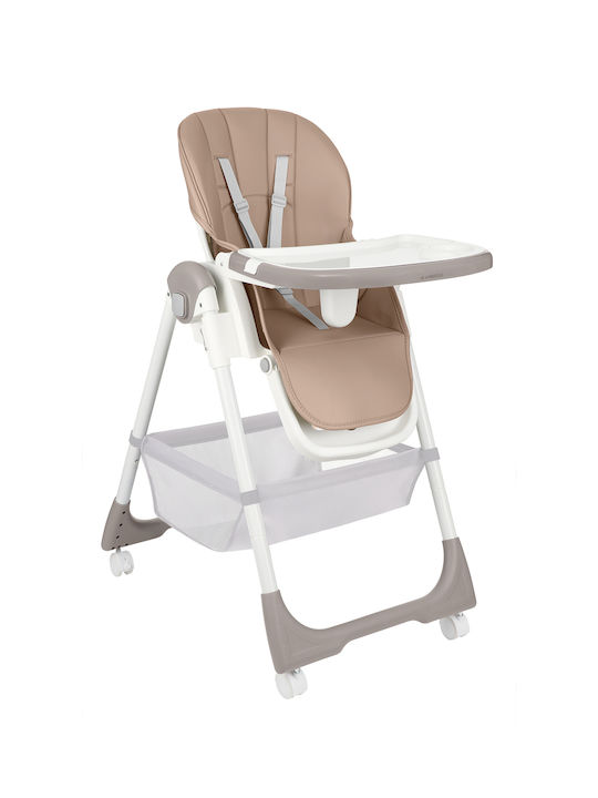 Kikka Boo Spicy+ Foldable Baby Highchair Beige