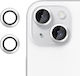 Kalebol Kameraschutz Gehärtetes Glas Silver für das iPhone 13