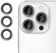 Kalebol Kameraschutz Gehärtetes Glas Black für das iPhone 16 Pro