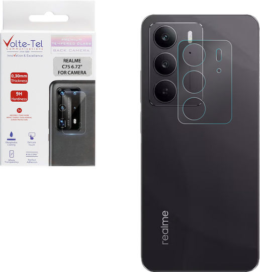 Volte-Tel Camera Protection Tempered Glass Black for the Realme C75