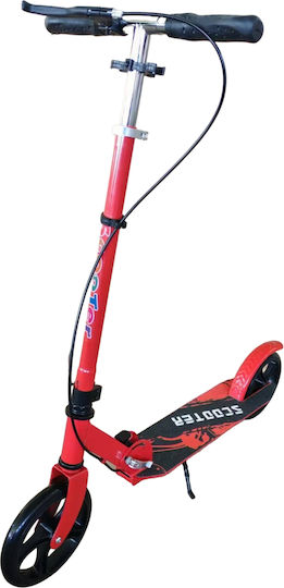 Homeone Kids Scooter Foldable 2-Wheel for 6+ Years Red