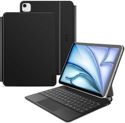 Tech-Protect Smartcase Flip Cover with Keyboard (iPad Air 10.9” 4/5 (2020-2022) iPad 11” 6/7 (2024-2025)) Black Tech-Protect Smartcase Flip Cover with Keyboard (iPad Air 10.9” 4/5 (2020-2022) iPad 11” 6/7 (2024-2025)) Black