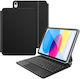 Tech-Protect Smartcase Flip Cover with Keyboard Blacη (iPad 10.9” 10/2022, iPad 11” 11/2025)