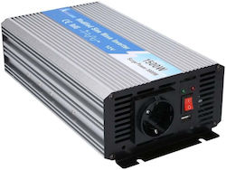 Extralink Inverter für Autos Modifizierte Sinuswelle 1500W zur Umwandlung von 12V DC in 230V AC mit 1xUSB Extralink Inverter für Autos Modifizierte Sinuswelle 1500W zur Umwandlung von 12V DC in 230V AC mit 1xUSB