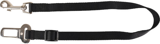 Flamingo Seatbelt Car for Dog Black