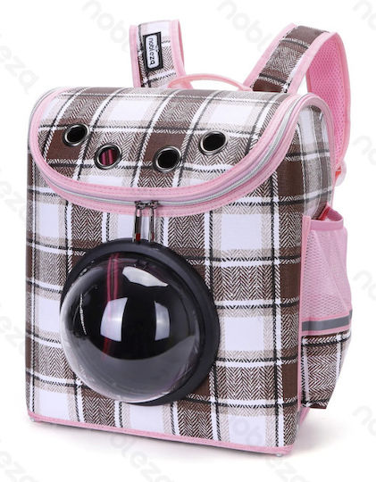 Nobleza Dog Carrying Pink Backpack L38xW32xH20cm