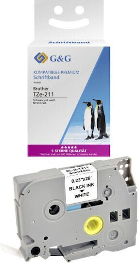 G&G Label Maker Tape 8m x 6mm 1pcs