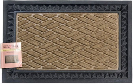 Chios Hellas Doormat Carpet Meander Brown 50x80cm 20-PD297-2 Brown