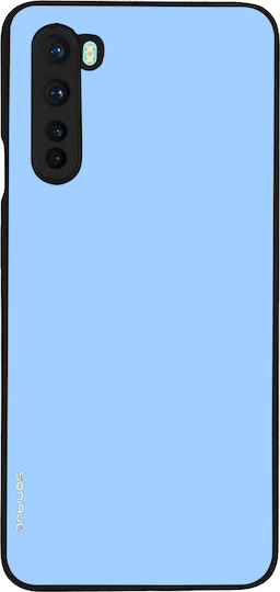 Sonique Colorbloc Umschlag Rückseite Silikon Türkis (OnePlus Nord)