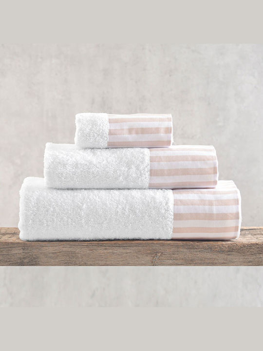 Rythmos Bath Towels Set 3 pcs Eloise Beige Weig...