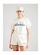 Silo Women's Crop T-shirt Ecru