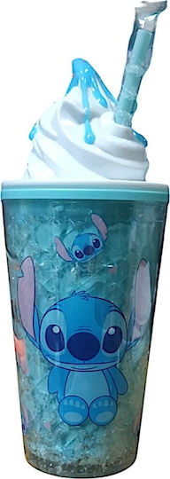 Sanrio Детска Бутилка За Вода Lilo & Stitch Термос Син 500ml
