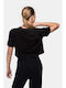 Aultbea Γυναικείο Crop T-shirt Black