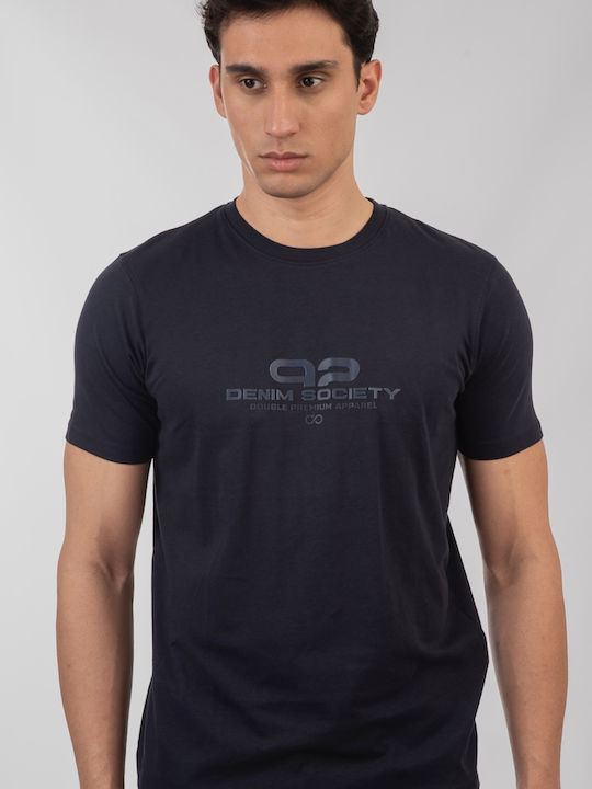 Double T-shirt Μπλε
