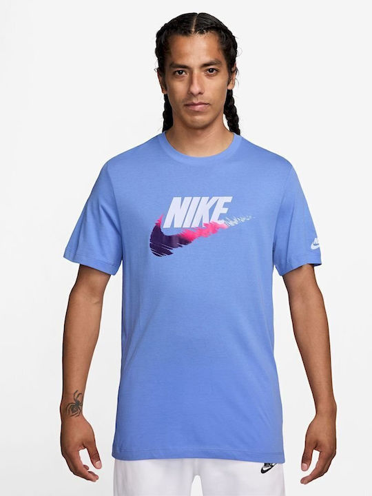 Nike Αθλητικό T-shirt Μπλε