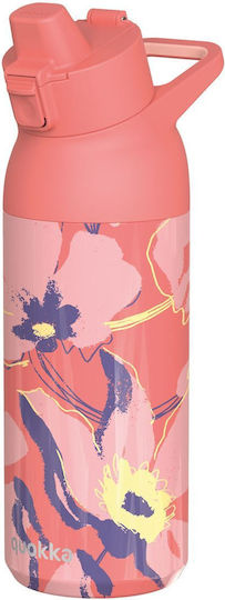 Quokka Flasche Thermosflasche Rostfreier Stahl 700ml Coral