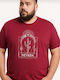 T-shirt Burgundy