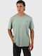 Grassroots Kurzarm T-Shirt Flaschengrün