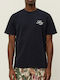 T-Shirt Dark Navy, White