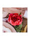 Beauty Home Decorative Peony Branch Fuchsia Green 56x10cm
