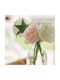 Beauty Home Μπουκέτο 3 Αφρώδη Τριαντάφυλλα Λευκά Ø7×26.5cm