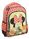 Gim Backpack School Bag Backpack Elementary, Elementary Red with Water Bottle Holder 12Liters