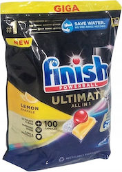 Finish Ultimate 100 Capsule Pentru Mașina de Spălat Vase