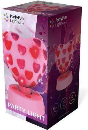 Party LED Decorative Table Lamp Warm White Heart Party LED Decorative Table Lamp Warm White Heart