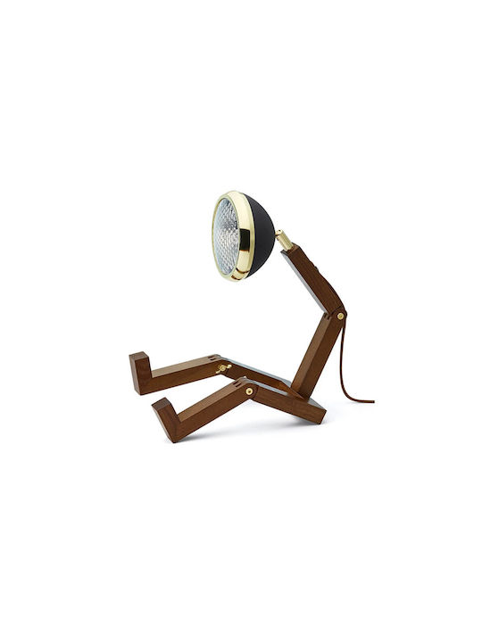 Piffany Dekorative Lampe mit Fassung für G4 Lampe Schwarz