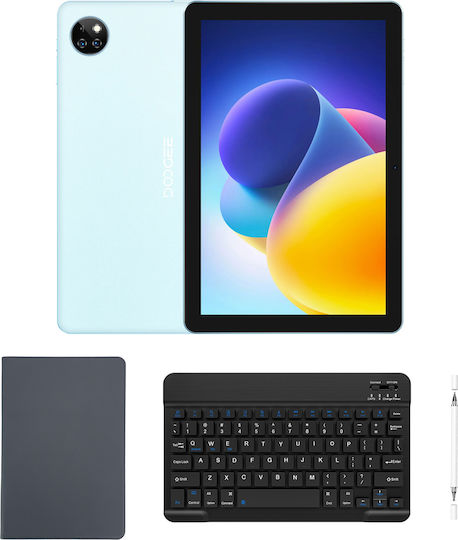 Doogee T10W 4G 10.1Inches Tablet (4GB/128GB/Pen & Keyboard) Blue